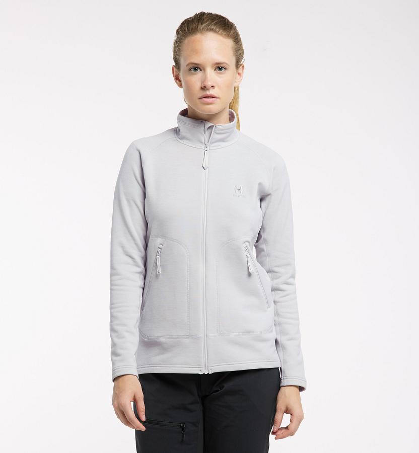 Haglöfs Heron Fleece Grey For Womens UXLDK1028 Australia